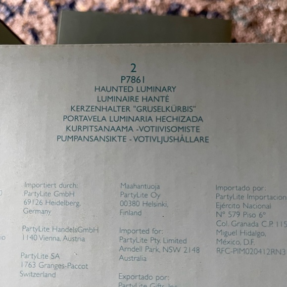 NWT PartyLite Haunted Luminary Tea Light Holder - Picture 6 of 6